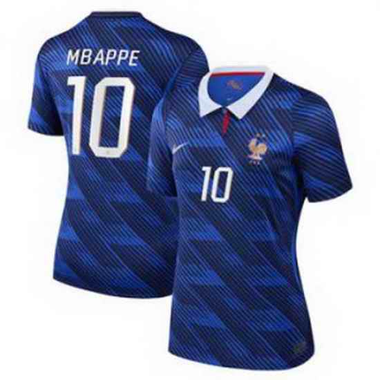 Women 10Kylian Mbappe France Jersey   3